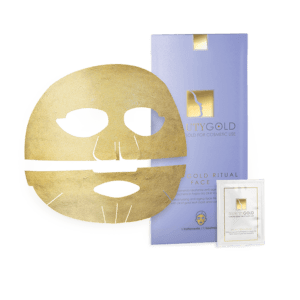 maschera oro per beauty routine