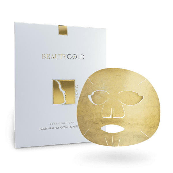 maschera oro 24 carati per viso