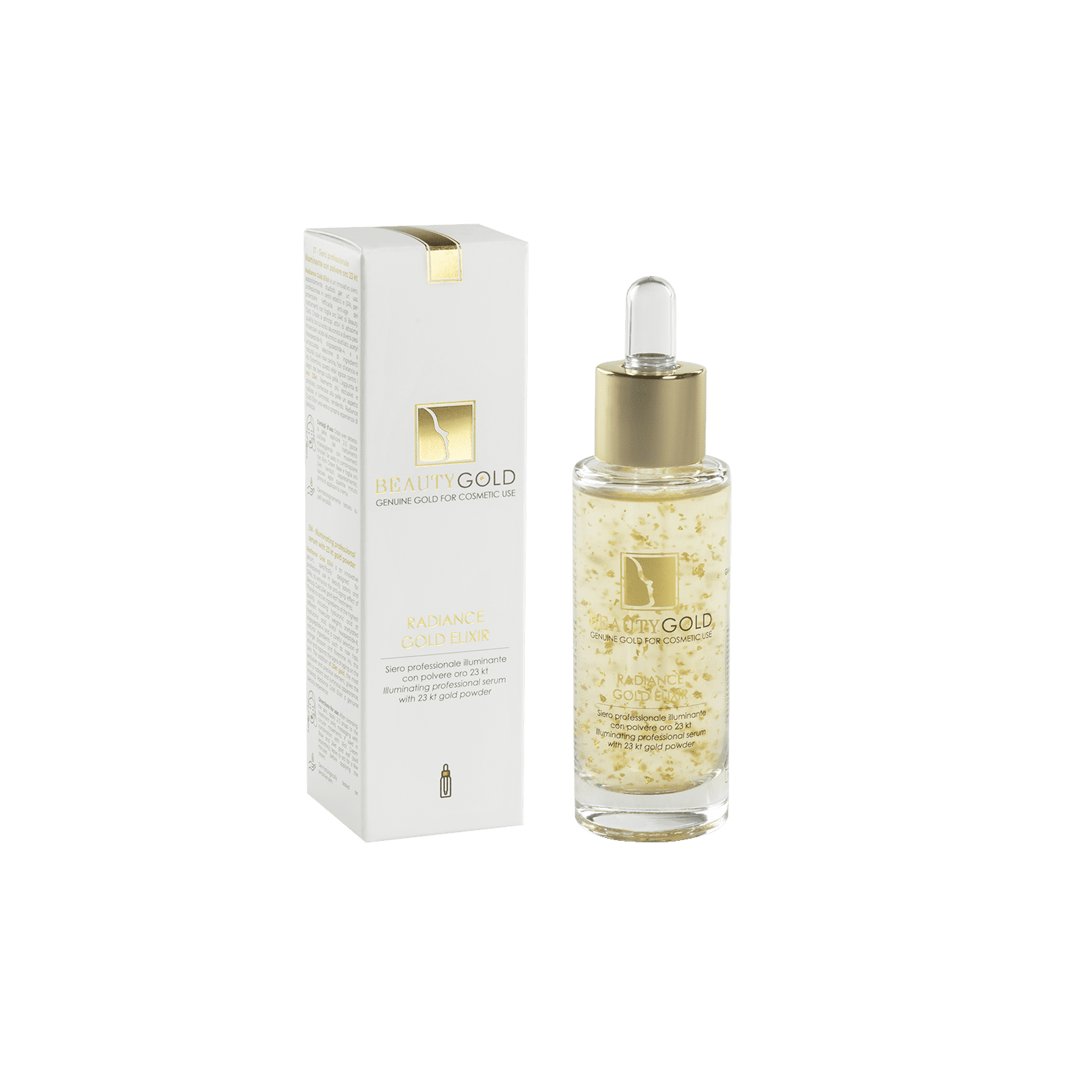 TRATTAMENTO VISO ANTI-AGE IN ORO 24 KT RADIANCE GOLD ELIXIR